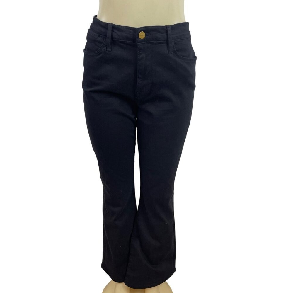 Frame Black Slim Straight Leg Jeans Womens Size 32